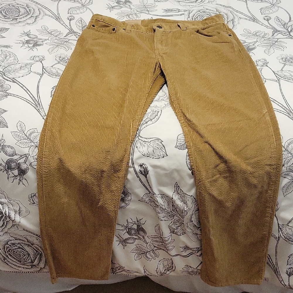Levi's Umisex Khaki Colered Corduroy Pants